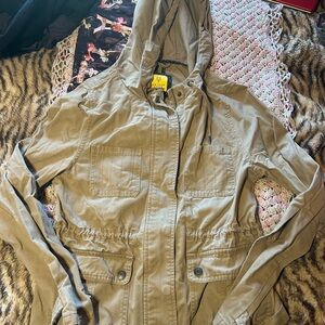 Prince & Fox Beige Hooded Jacket